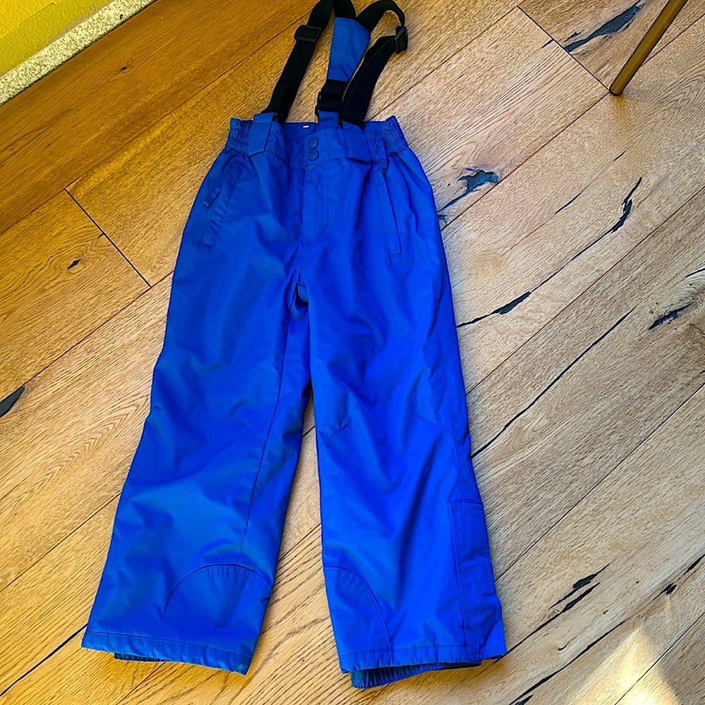 Mountain warehouse Royal blue bibs with suspenders size 5